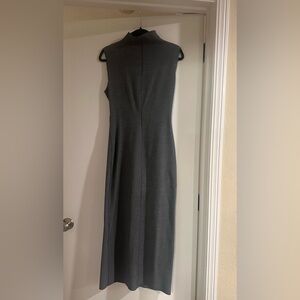 ZARA Elegant Gray Sleeveless Dress